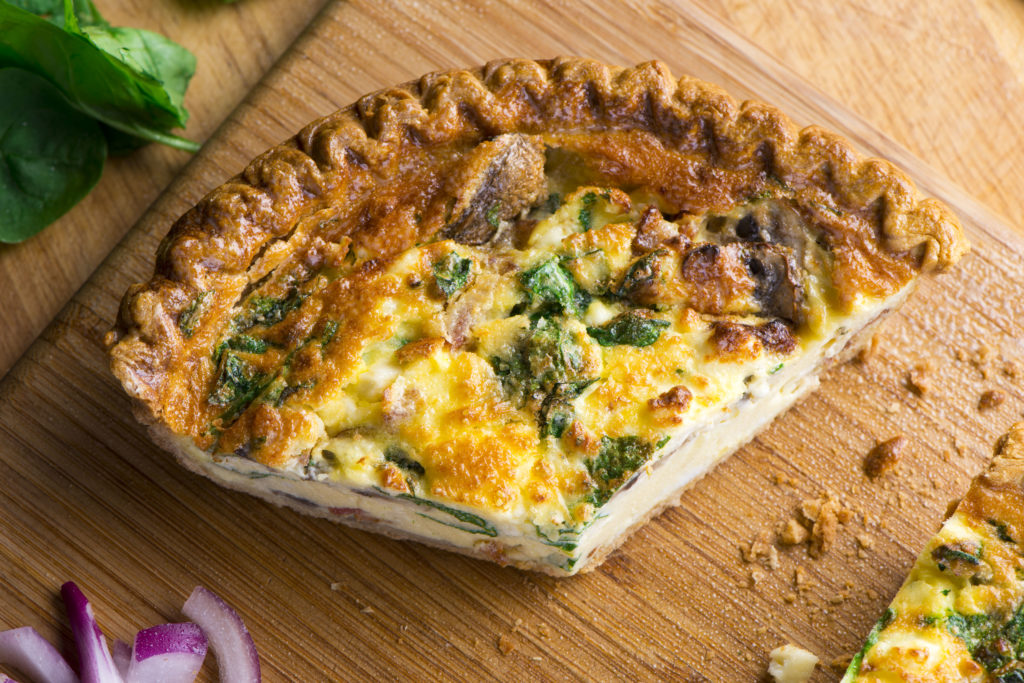 Light Brunch Quiche - Wholly Wholesome