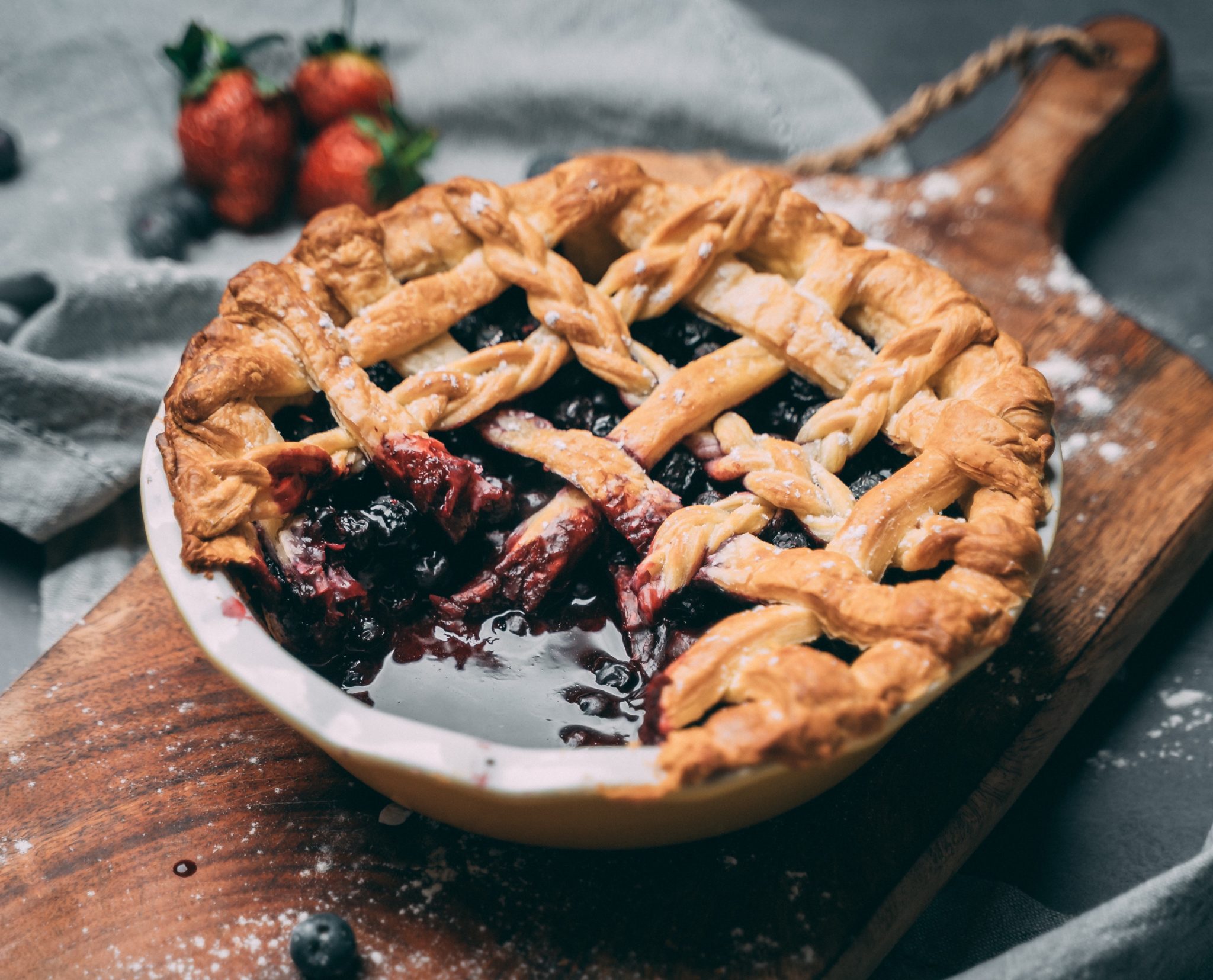 Fresh Blueberry Pie Wholly Wholesome